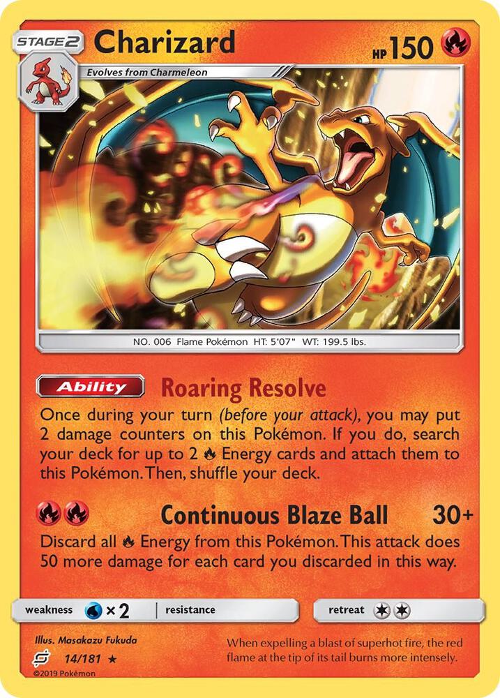 Charizard 14/181 card