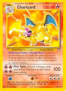 Charizard 3 110 WotC Legendary Collection 003/110 card