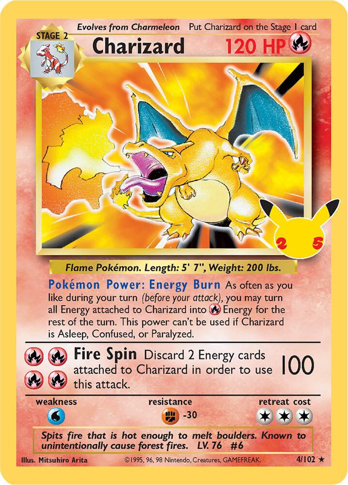 Charizard 4/102 card