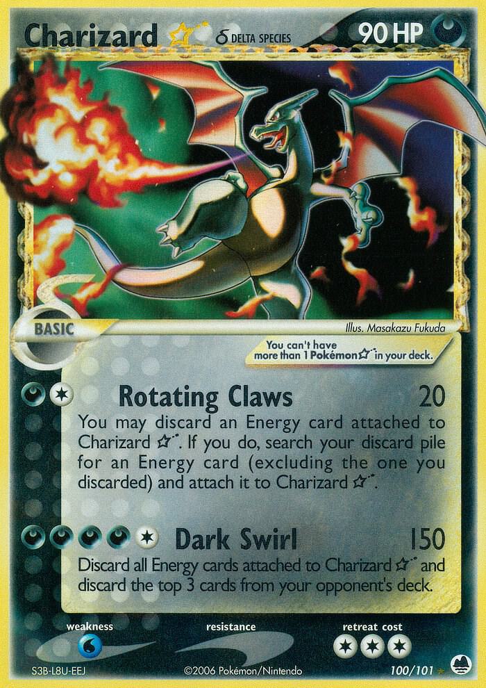 Charizard Gold Star 100/101