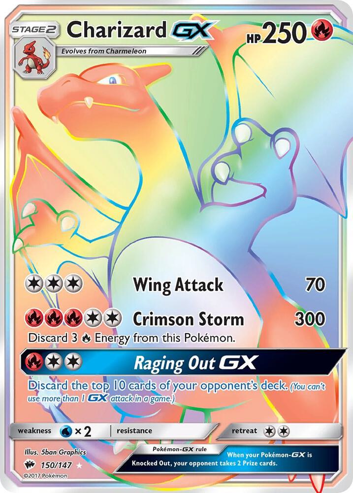 Charizard GX 150/147 card