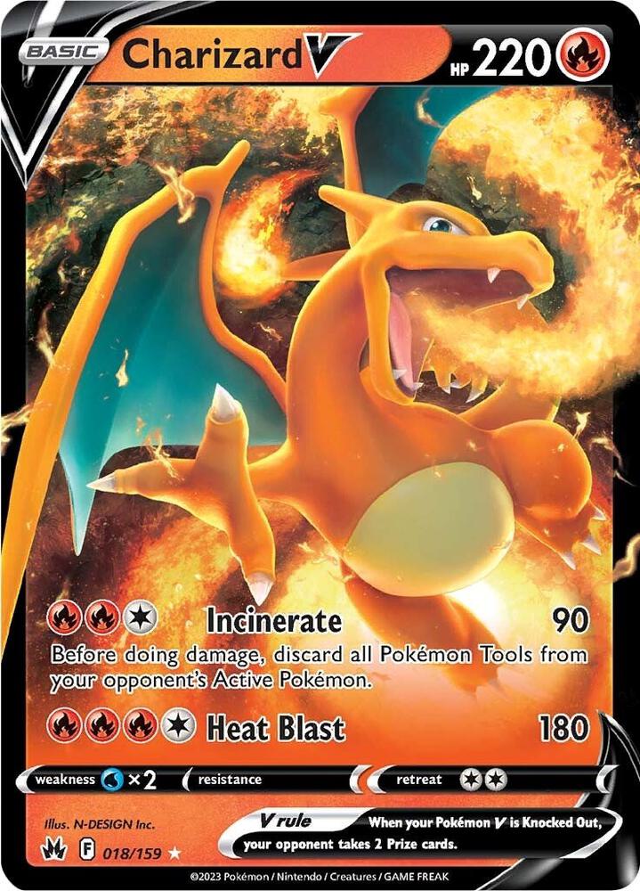 Charizard V 018/159 card