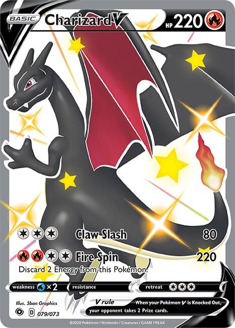 Charizard V 79/73 card
