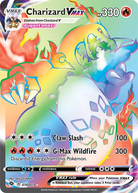Charizard VMAX 74/73 card