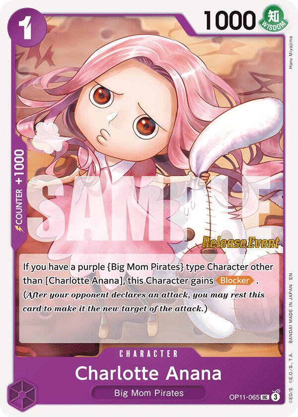 Charlotte Anana OP11-065 card