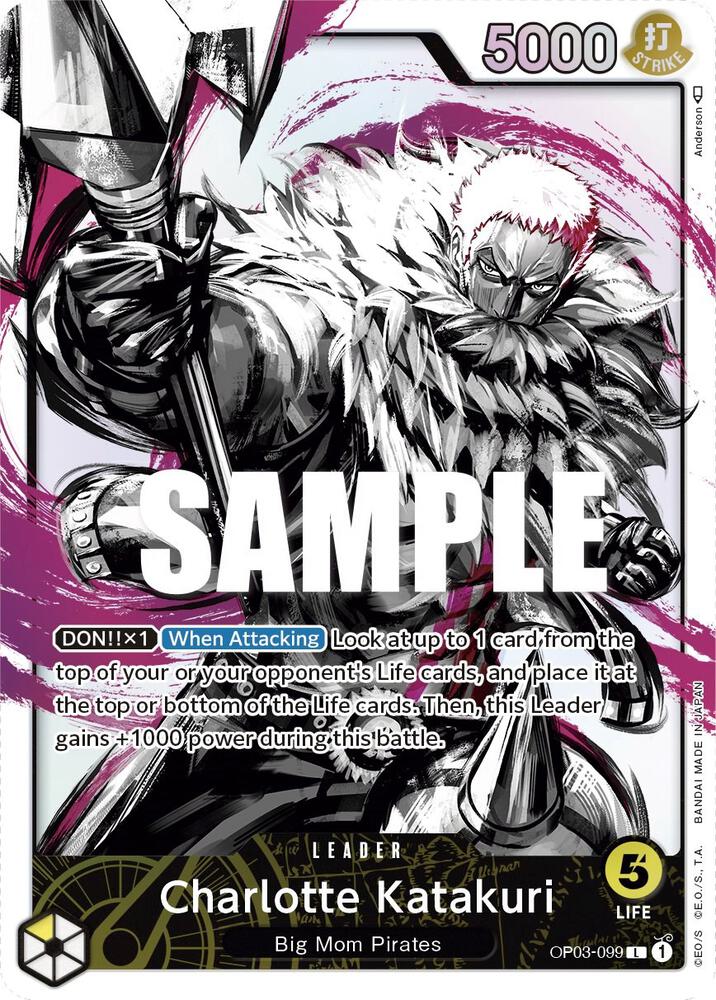 Charlotte Katakuri 099 Alternate Art OP03-099