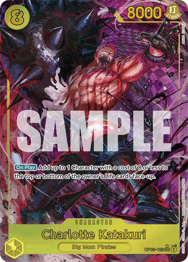 Charlotte Katakuri Alternate Art OP03-123 card