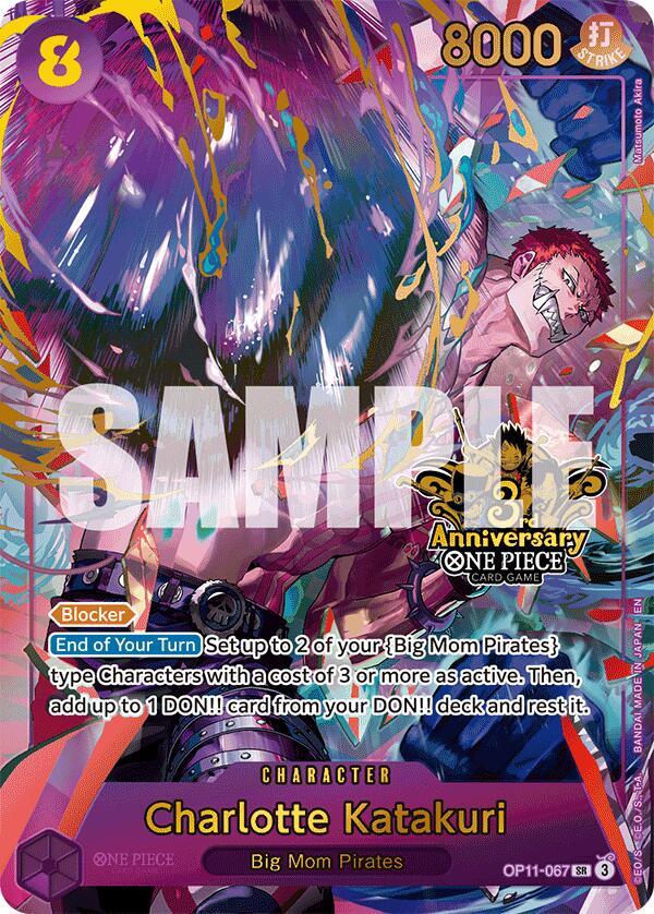 Charlotte Katakuri (Japanese Version 3rd Anniversary Set) OP11-067 card