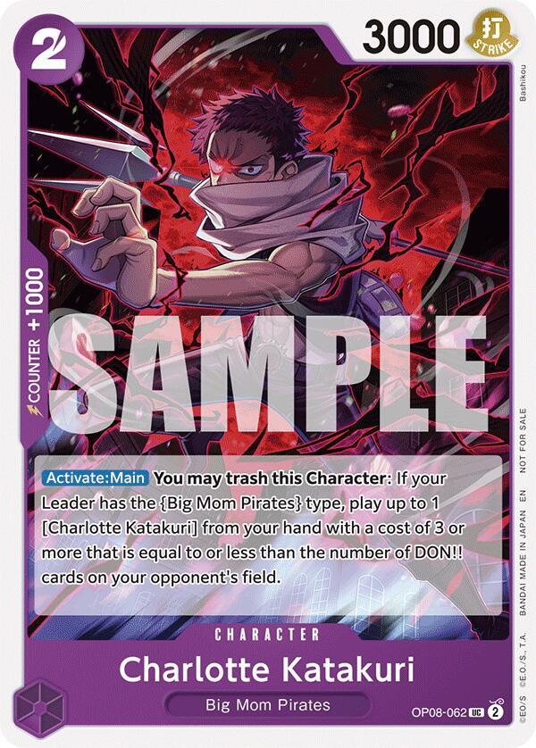 Charlotte Katakuri Tournament Pack 2025 Vol 3 OP08-062 carta