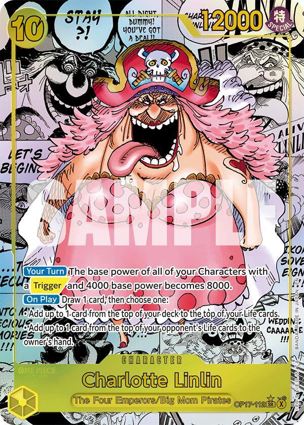Charlotte Linlin 112 Manga OP17-112 carta