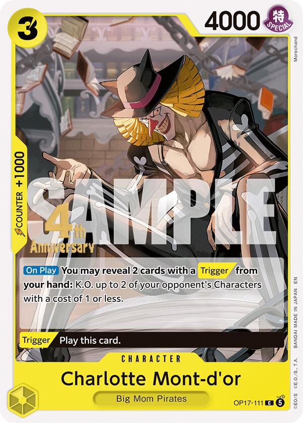 Charlotte Mont dor OP17-111 card