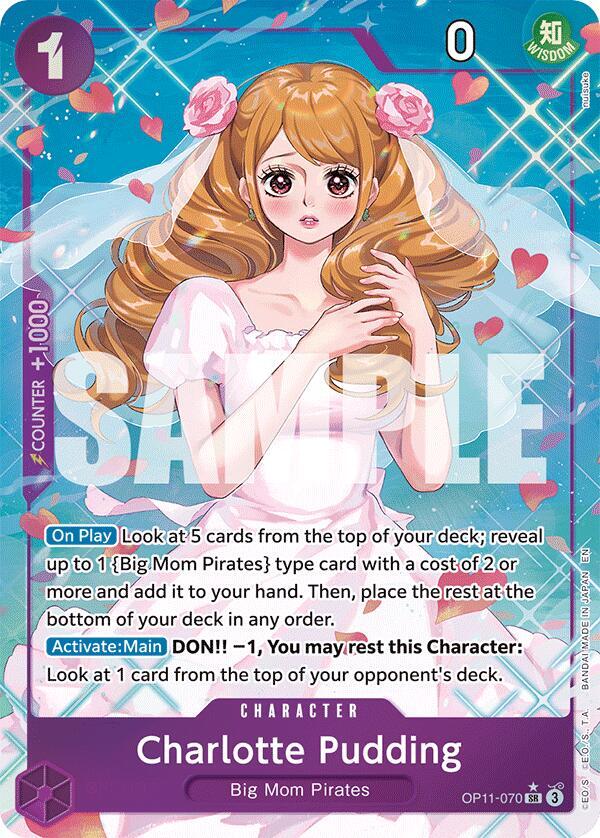 Charlotte Pudding Alternate Art OP11-070 card