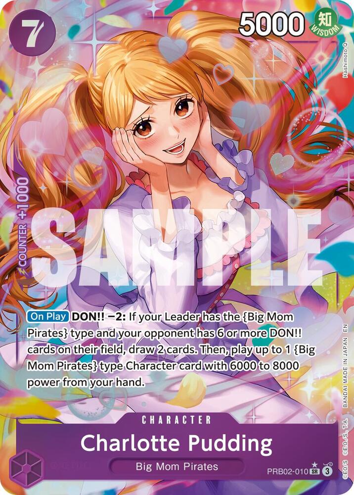 Charlotte Pudding PRB02 010 Alternate Art carta