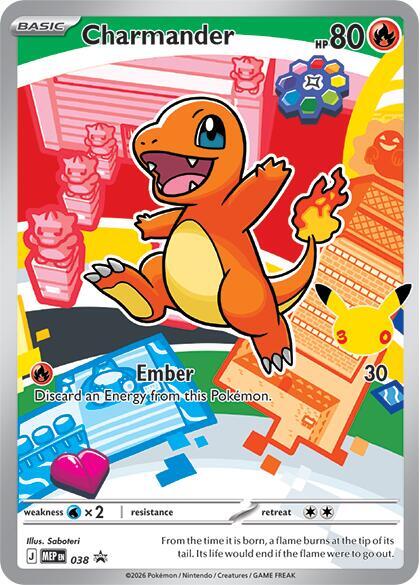 Charmander 038 card