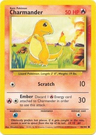 Charmander 046/102 card