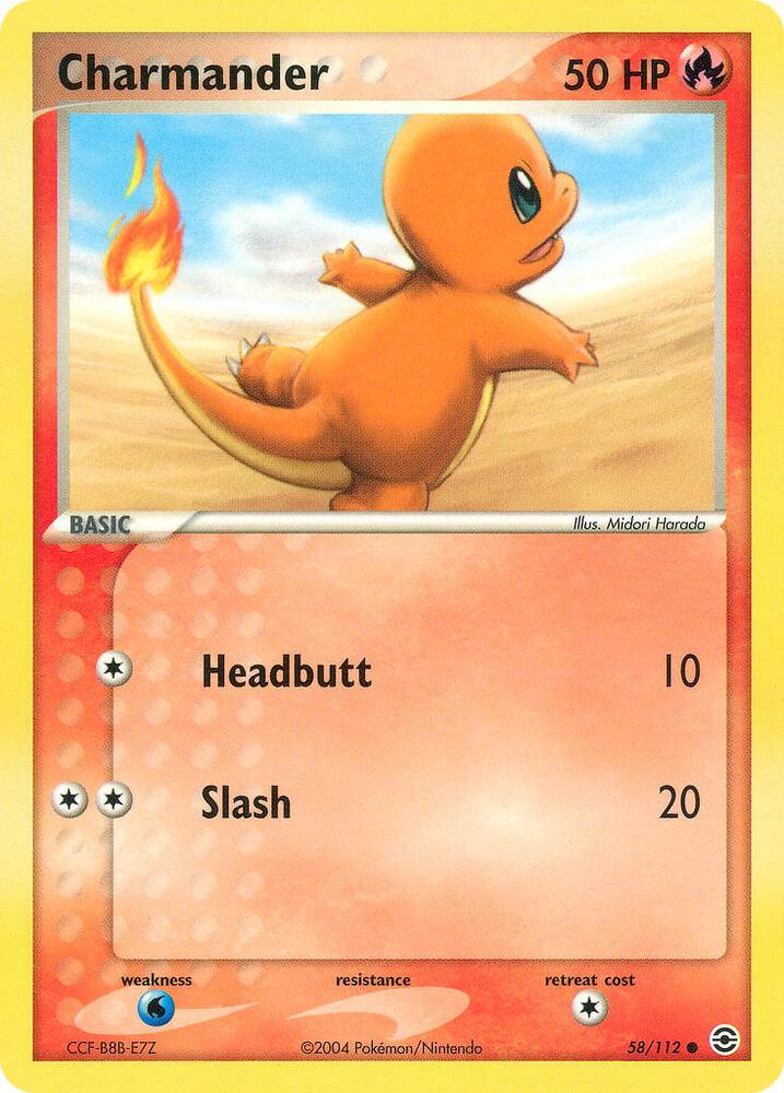 Charmander 058 112 carta