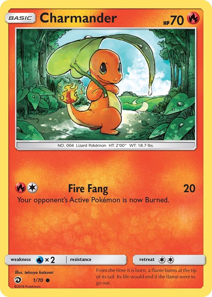 Charmander 1/70 card