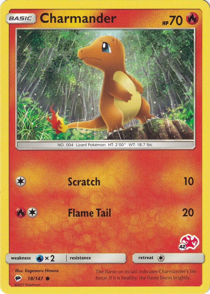 Charmander 42 card