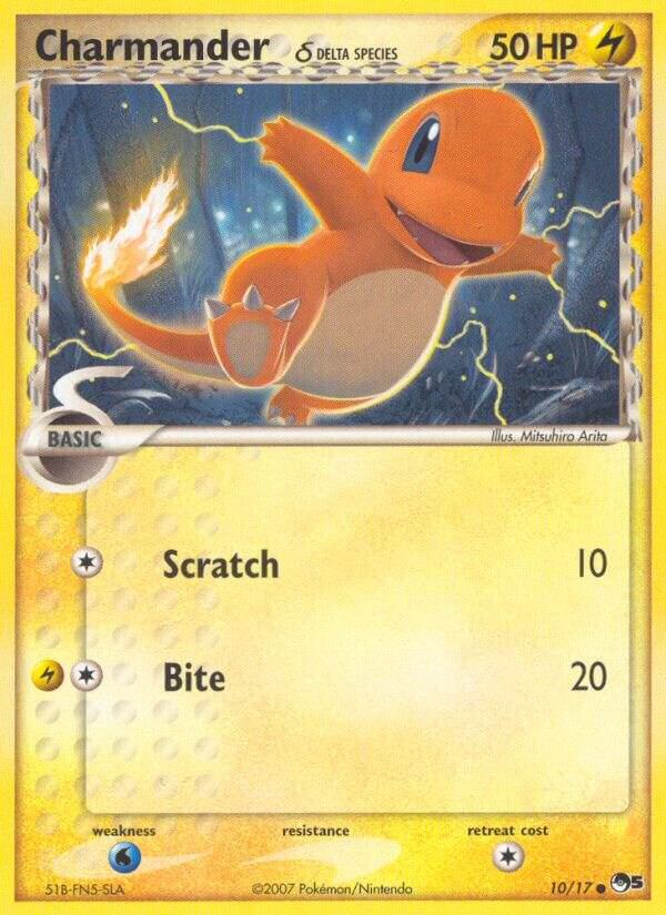 Charmander Delta Species 010/017 card