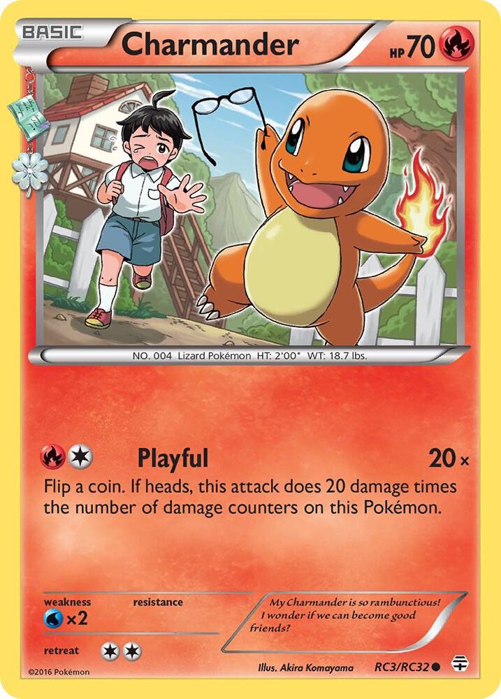 Charmander RC3/RC32 card