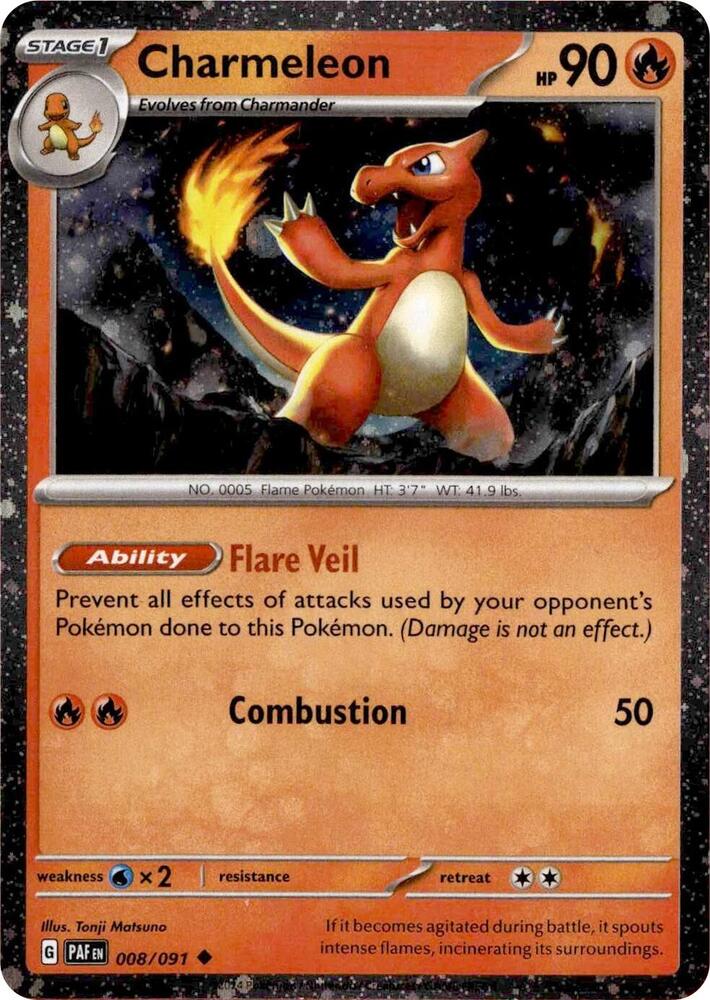 Charmeleon 008/091 (Cosmos Holo) 008/091 card