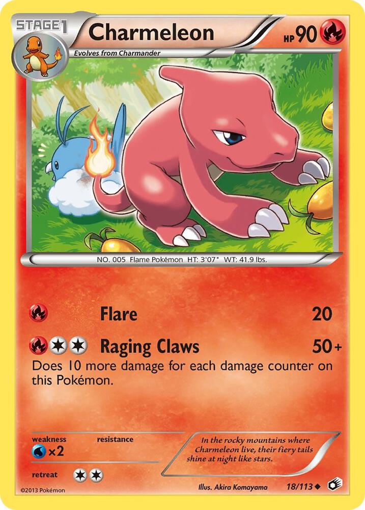 Charmeleon 18/113 card