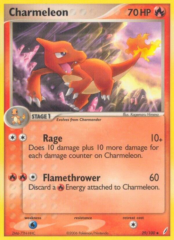 Charmeleon 29/100 card