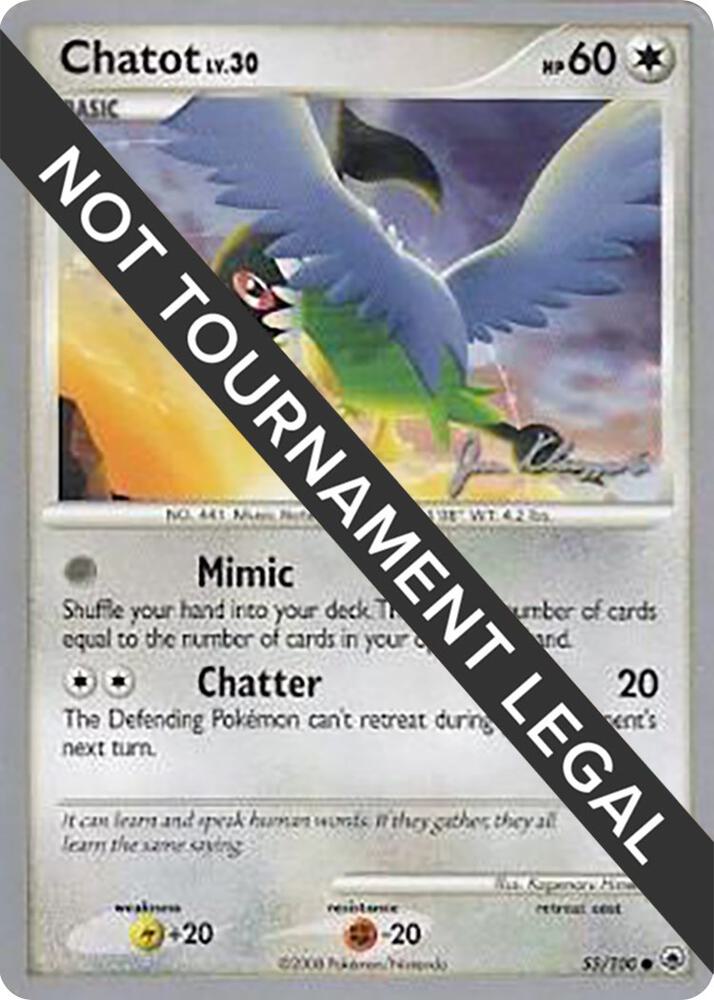 Chatot 2008 Jason Klaczynski 55/100 card