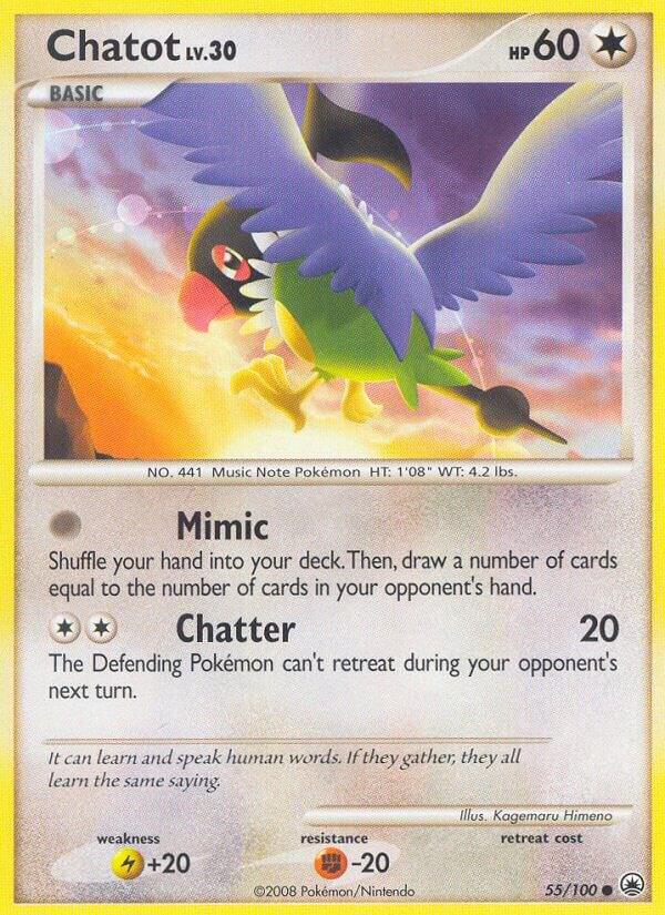 Chatot 55/100 card