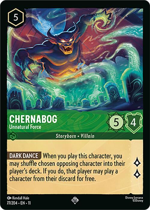 Chernabog Unnatural Force 77/204 card