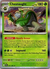 Chesnaught 007/086 card
