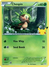 Chespin 6/25 006/025 card