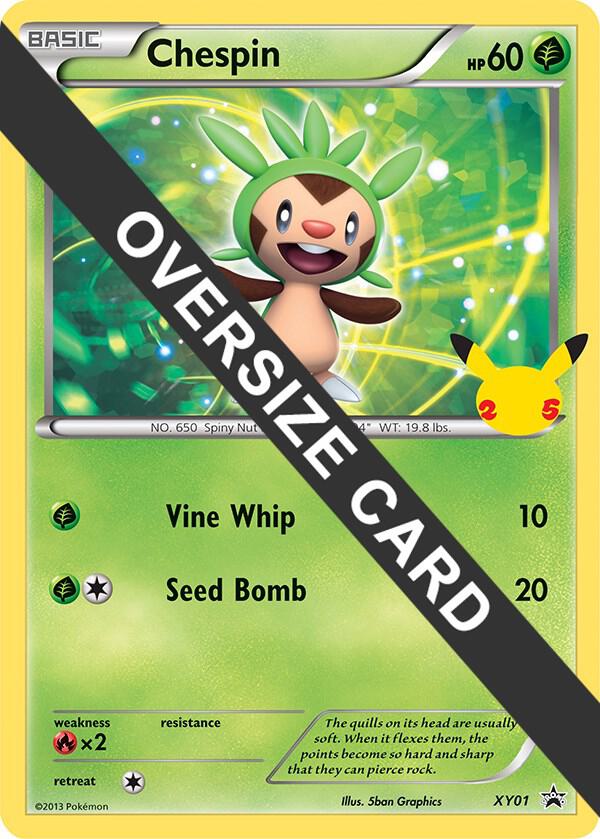 Chespin XY01 card