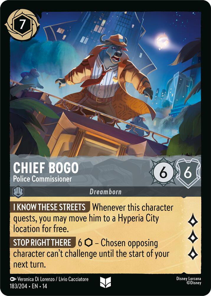 Chief Bogo Police Commissioner 183/204