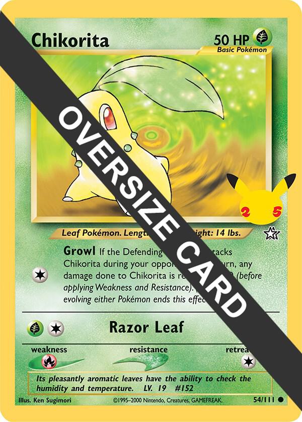 Chikorita 054/111 card