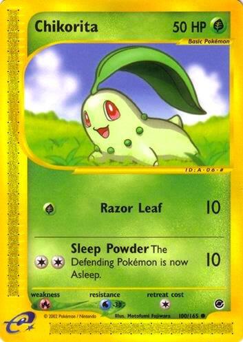 Chikorita 100 100/165 card
