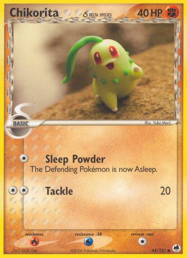 Chikorita Delta Species 44/101 card