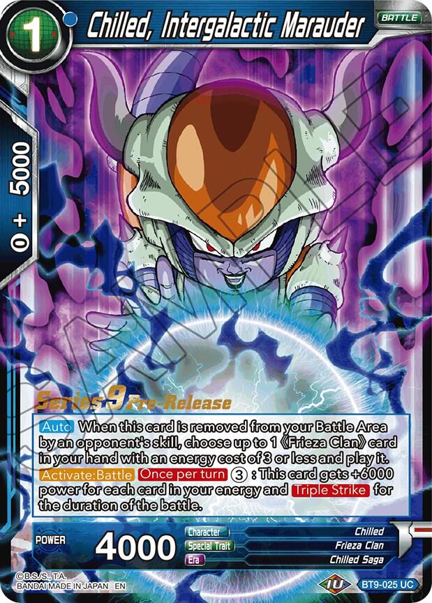 Chilled Intergalactic Marauder BT9-025 carta
