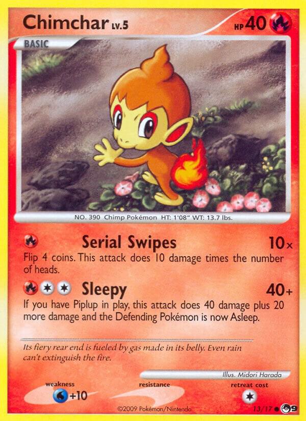 Chimchar 013/017 card