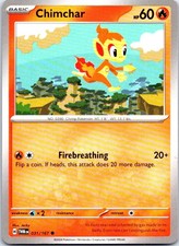 Chimchar 031/167 card