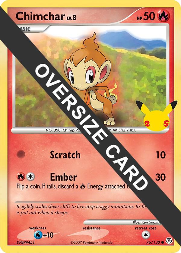 Chimchar 076/130 carta