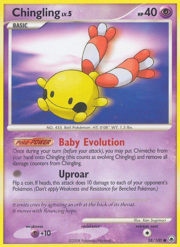 Chingling 58/100 card