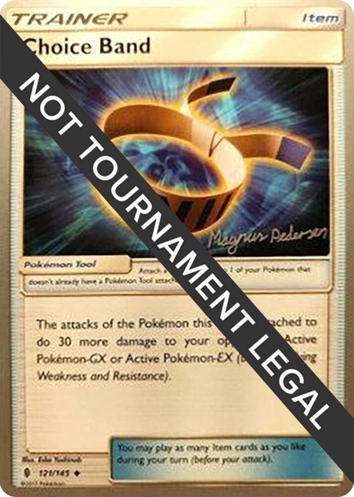 Choice Band 2018 Magnus Pedersen 121/145 card