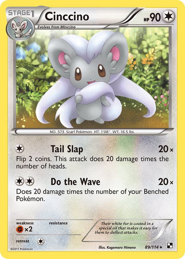 Cinccino 89/114 card