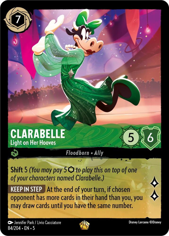 Clarabelle Light on Her Hooves 84/204 carta