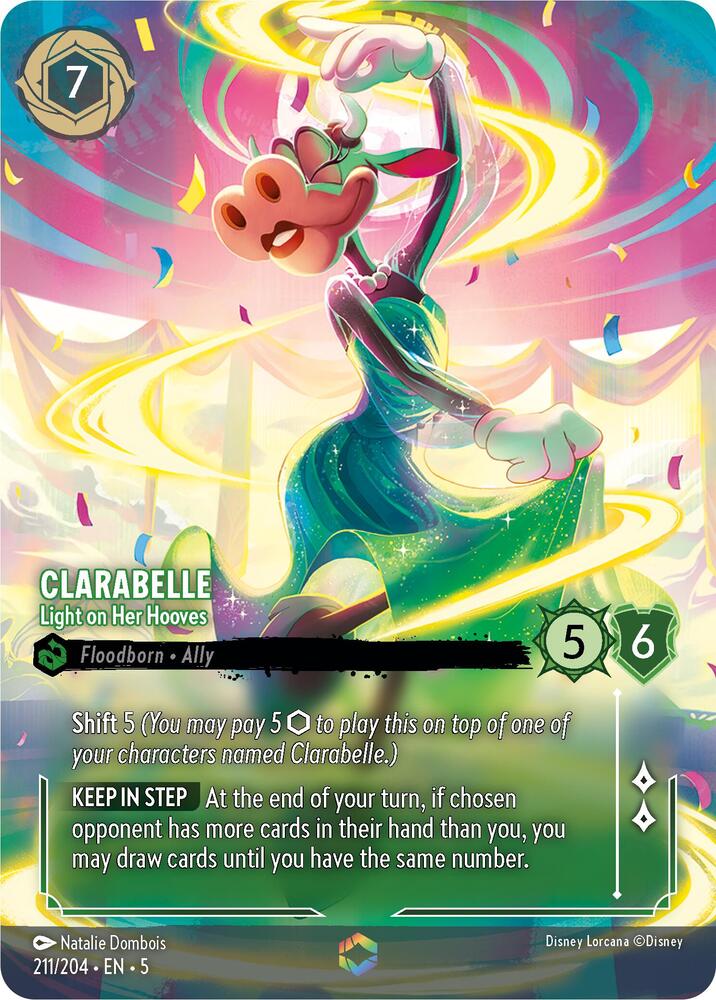 Clarabelle Light on Her Hooves Enchanted 211/204 card