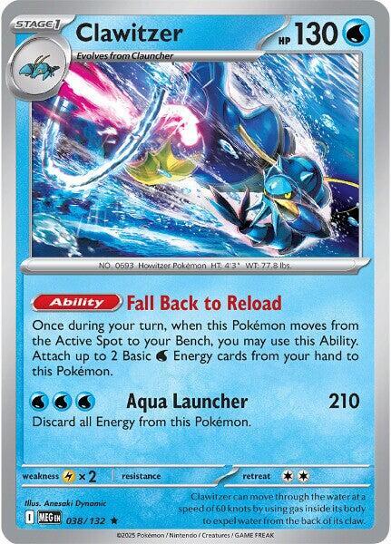 Clawitzer 038/132 card