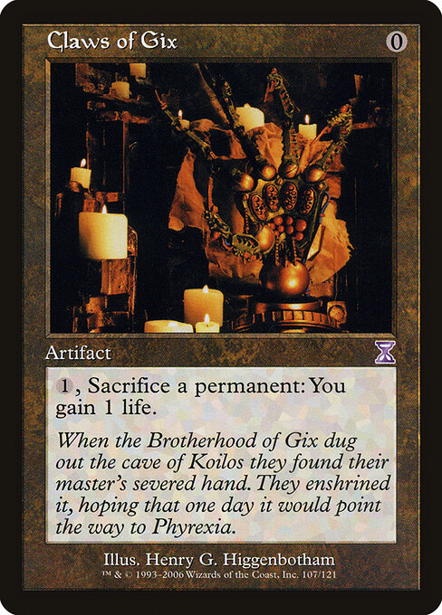 Claws of Gix card