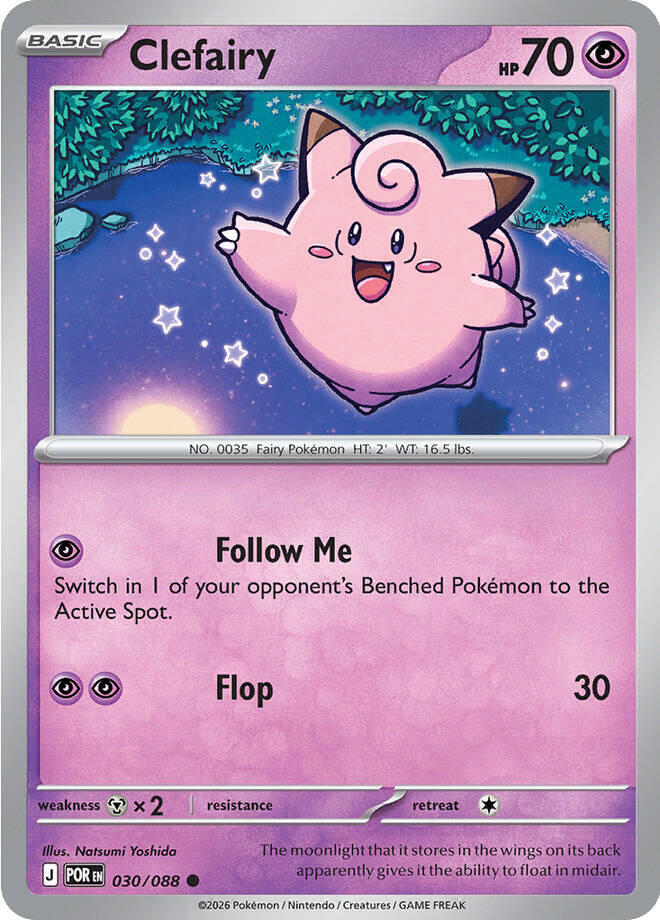 Clefairy 030/088 card