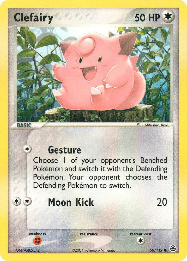 Clefairy 59/112 card